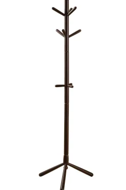 Patère - 69"H, style contemporain en bois espresso