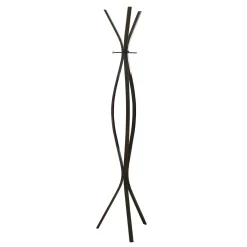 Patère - 72"H, style contemporain métal espresso
