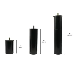 Pattes pour lits électriques de 3” et 6” - hauteur combinable de 9”