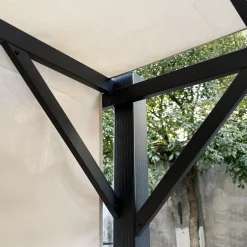 Pergola en acier 10' x 10' - beige