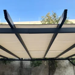 Pergola en acier 10' x 10' - beige