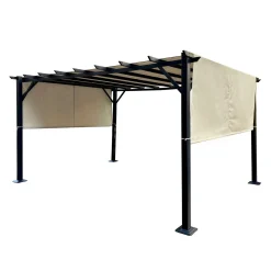 Pergola en acier 10' x 13' - beige
