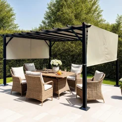 Pergola en acier 10' x 13' - beige