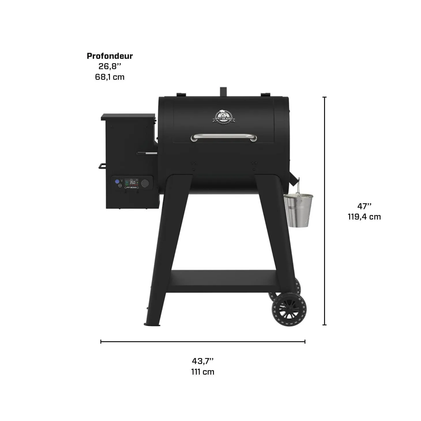 Pit Boss Barbecue et fumoir à granules de bois