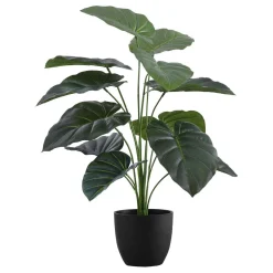 Plante artificielle - 24" h, alocasia intérieur pot 5"