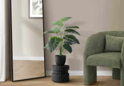 Plante artificielle - 24" h, alocasia intérieur pot 5"