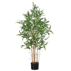 Plante artificielle - 50"H, bambou intérieur pot 5"