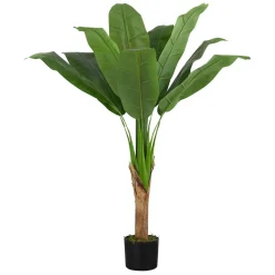 Plante artificielle - 43"H, bananier intérieur pot 5"