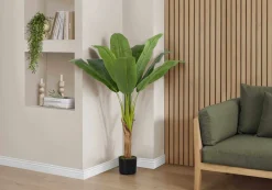 Plante artificielle - 43"H, bananier intérieur pot 5"