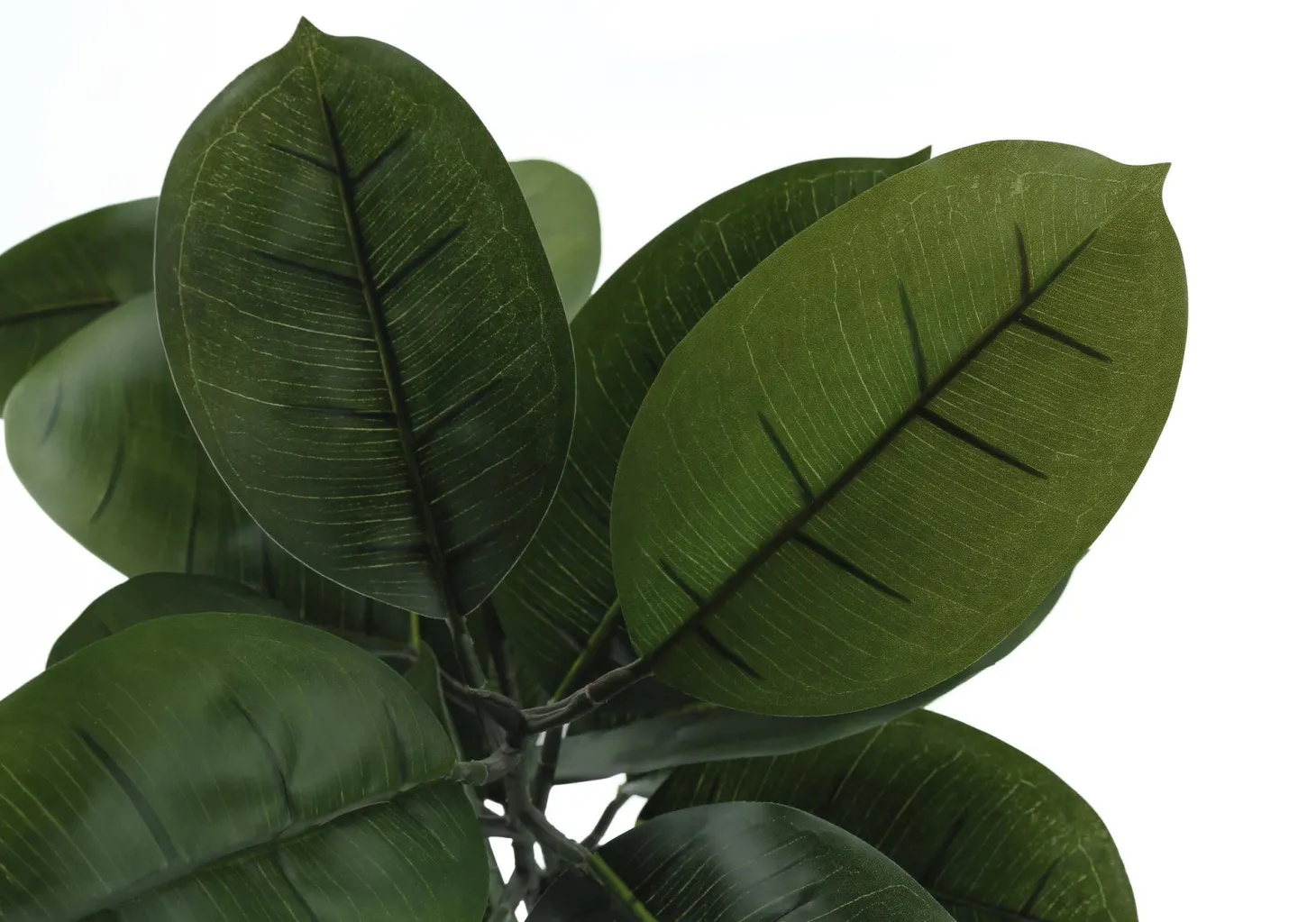 Plante artificielle - 52"H, caoutchouc intérieur pot 5"
