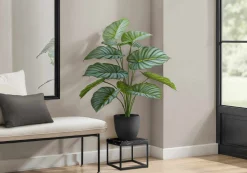 Plante artificielle - 24"H, calathea intérieur pot 5"