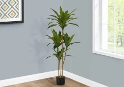 Plante artificielle - 51"H, dracaena intérieur pot 5"