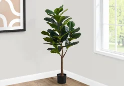 Plante artificielle - 47"H, figuier intérieur pot 5"