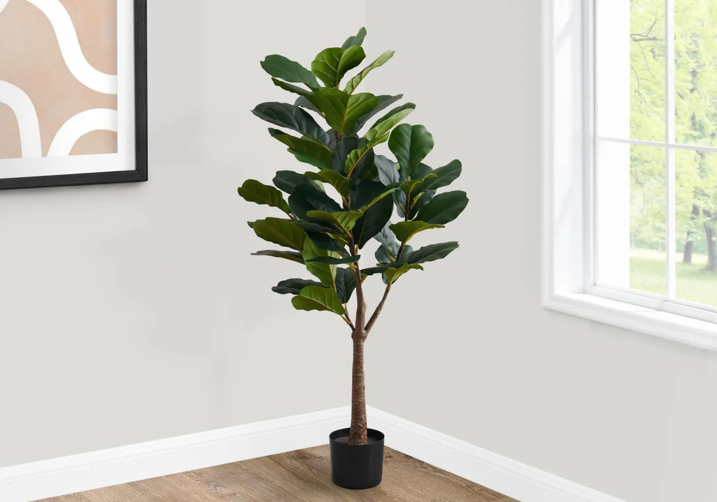 Plante artificielle - 47"H, figuier intérieur pot 5"