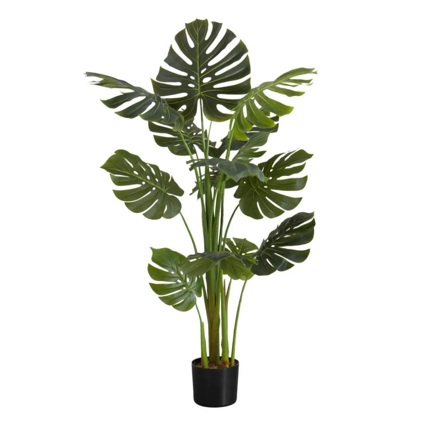 Plante artificielle - 55"H, monstera intérieur pot 6"