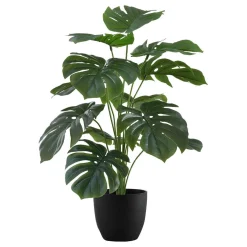 Plante artificielle - 24"H, monstera intérieur pot 5"