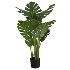 Plante artificielle - 45"H, monstera intérieur pot 6"