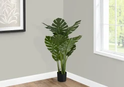 Plante artificielle - 45"H, monstera intérieur pot 6"