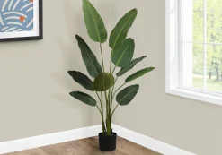 Plante artificielle - 60"H, oiseau de paradis pot 5"