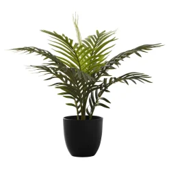 Plante artificielle - 20"H, palmier intérieur pot 5"