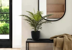Plante artificielle - 20"H, palmier intérieur pot 5"