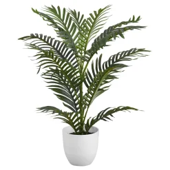 Plante artificielle - 28"H, palmier intérieur pot 6"