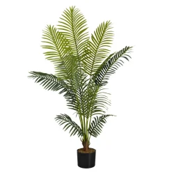 Plante artificielle - 57"H, palmier intérieur pot 5"