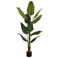 Plante artificielle - 59"H, strelitzia intérieur pot 5"