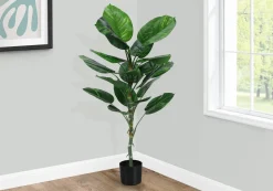 Plante artificielle - 54"H/dieffenbachia intérieur/pot 6"