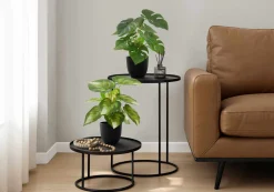 Plante artificielle - 2mcx/ 13"H monstera/calathea pot 4"