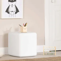 Pouf blanc - South Shore