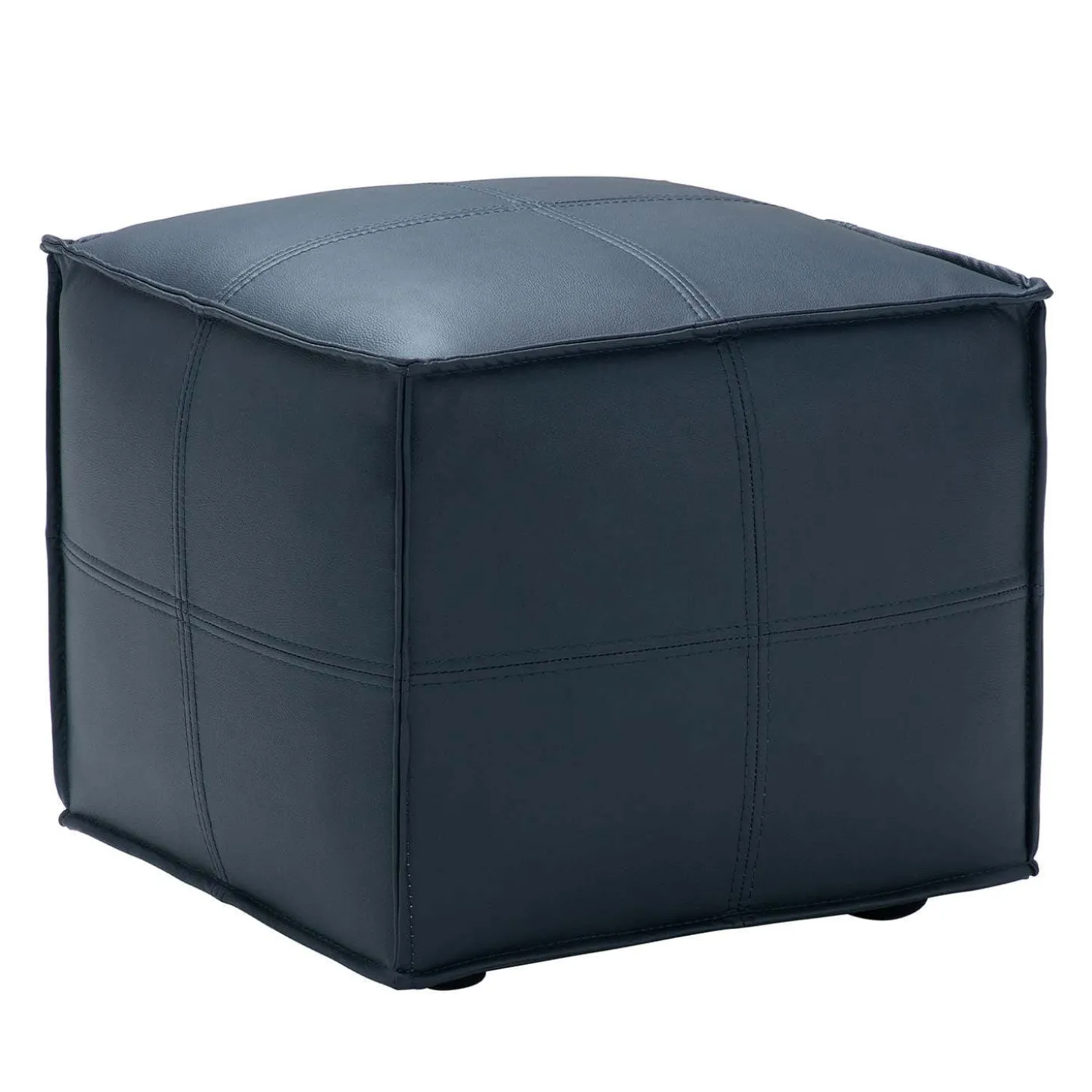 Pouf cubique - bleu