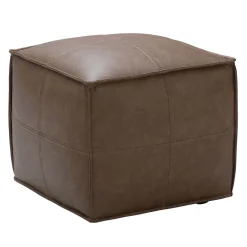Pouf cubique - brun