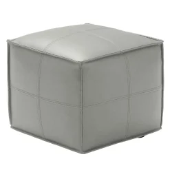 Pouf cubique - gris
