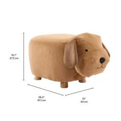 Pouf en forme de chien