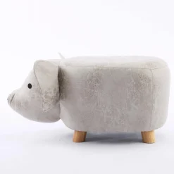 Pouf en forme de cochon