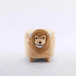Pouf en forme de lion