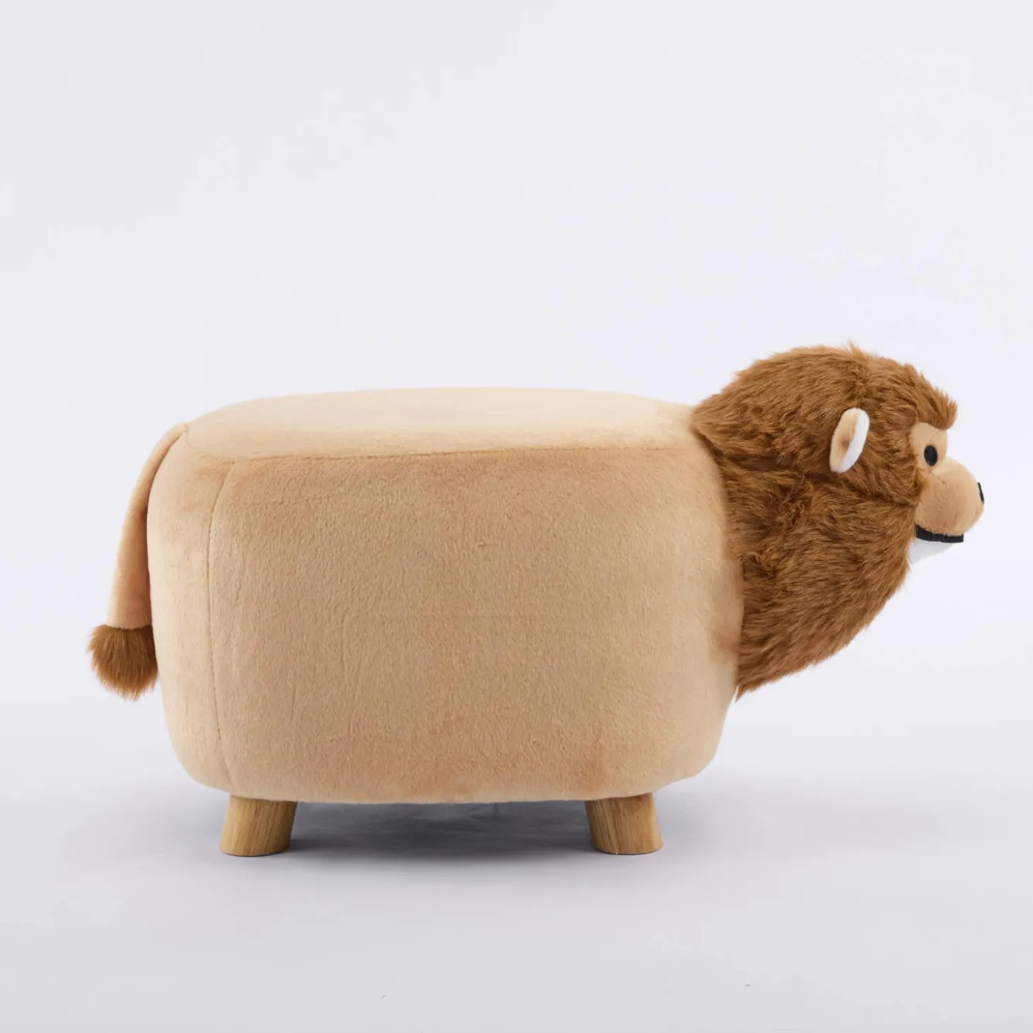 Pouf en forme de lion