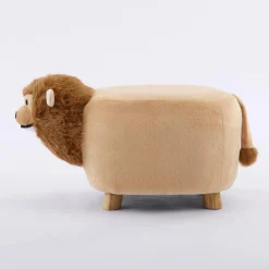 Pouf en forme de lion