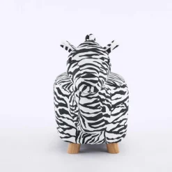 Pouf en forme de zèbre