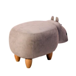 Pouf en forme d'hippopotame