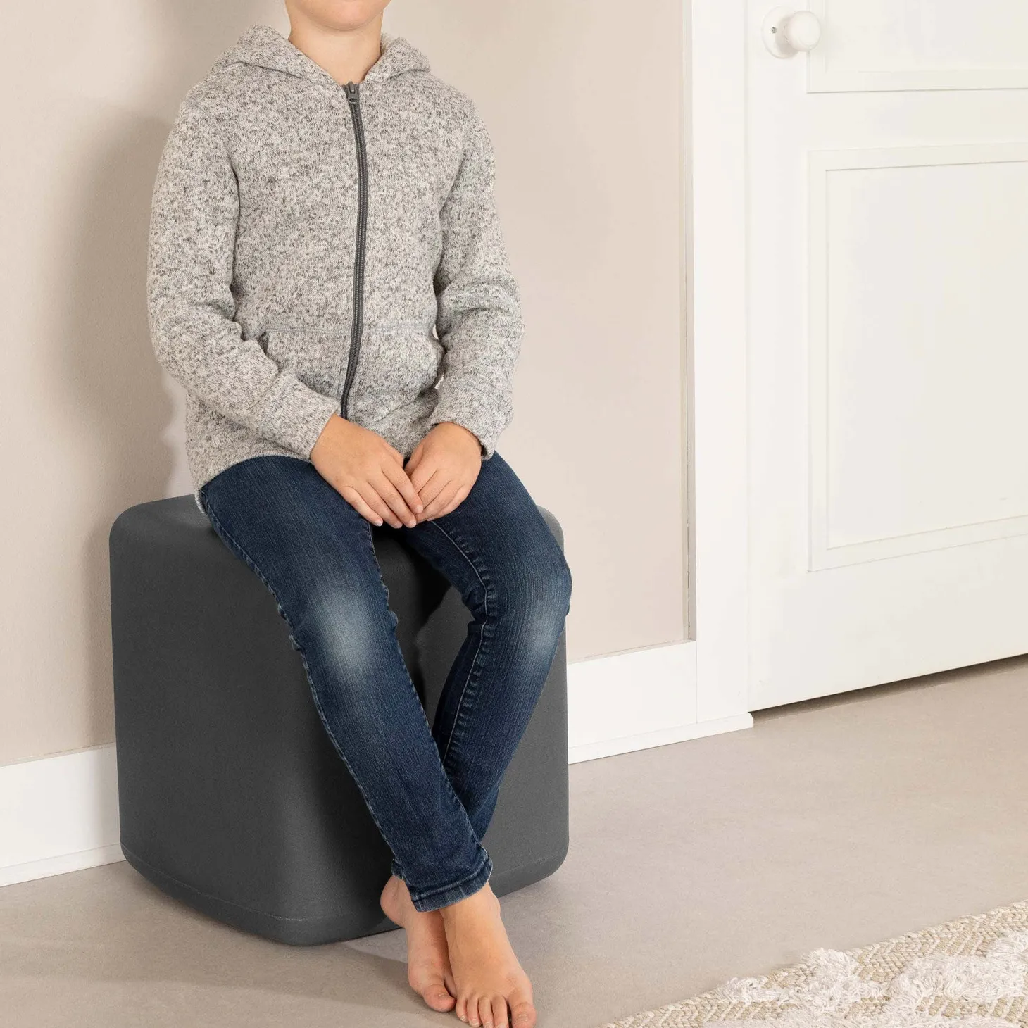 Pouf gris charbon - South Shore