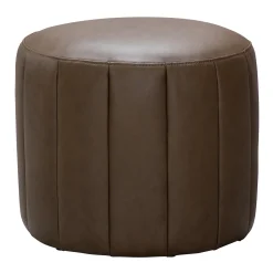Pouf rond - brun