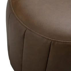 Pouf rond - brun