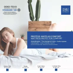 Protège-matelas hypoallergène king