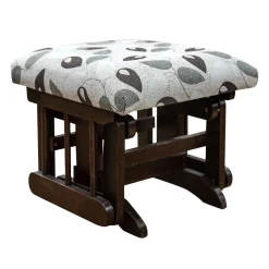 Repose-pieds berçant à billes - tissu à motifs