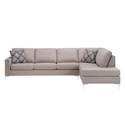 Sectionnel avec chaise longue à droite