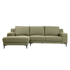 Sectionnel avec chaise longue à gauche - vert