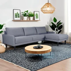 Sectionnel avec chaise longue à gauche