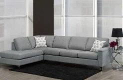 Sectionnel avec chaise longue à gauche